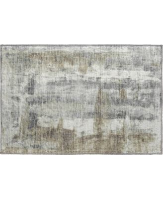 Mayfield Machine Washable AMF1982 1'8"x2'6" Area Rug