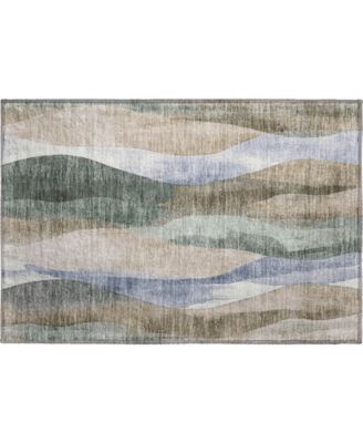 Mayfield Machine Washable AMF1989 1'8"x2'6" Area Rug