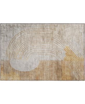 Mayfield Machine Washable AMF2003 1'8"x2'6" Area Rug