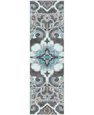 Mayfield Machine Washable AMF1947 2'3"x7'6" Runner