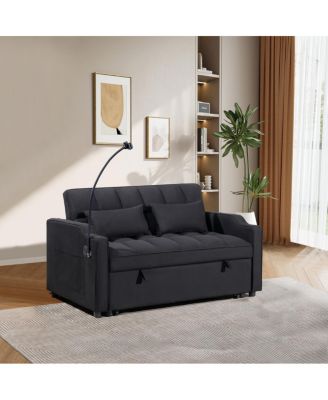 Multifunctional Foldable Sofa Bed, USB, Stand