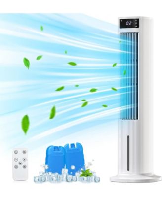 2-in-1 Evaporative Air Cooler and Tower Fan, Top-Fill with Remote