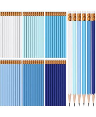 Hb Pencils with Eraser Unsharpened Wooden Hexagonal School Art Office Sketching Pack of 120