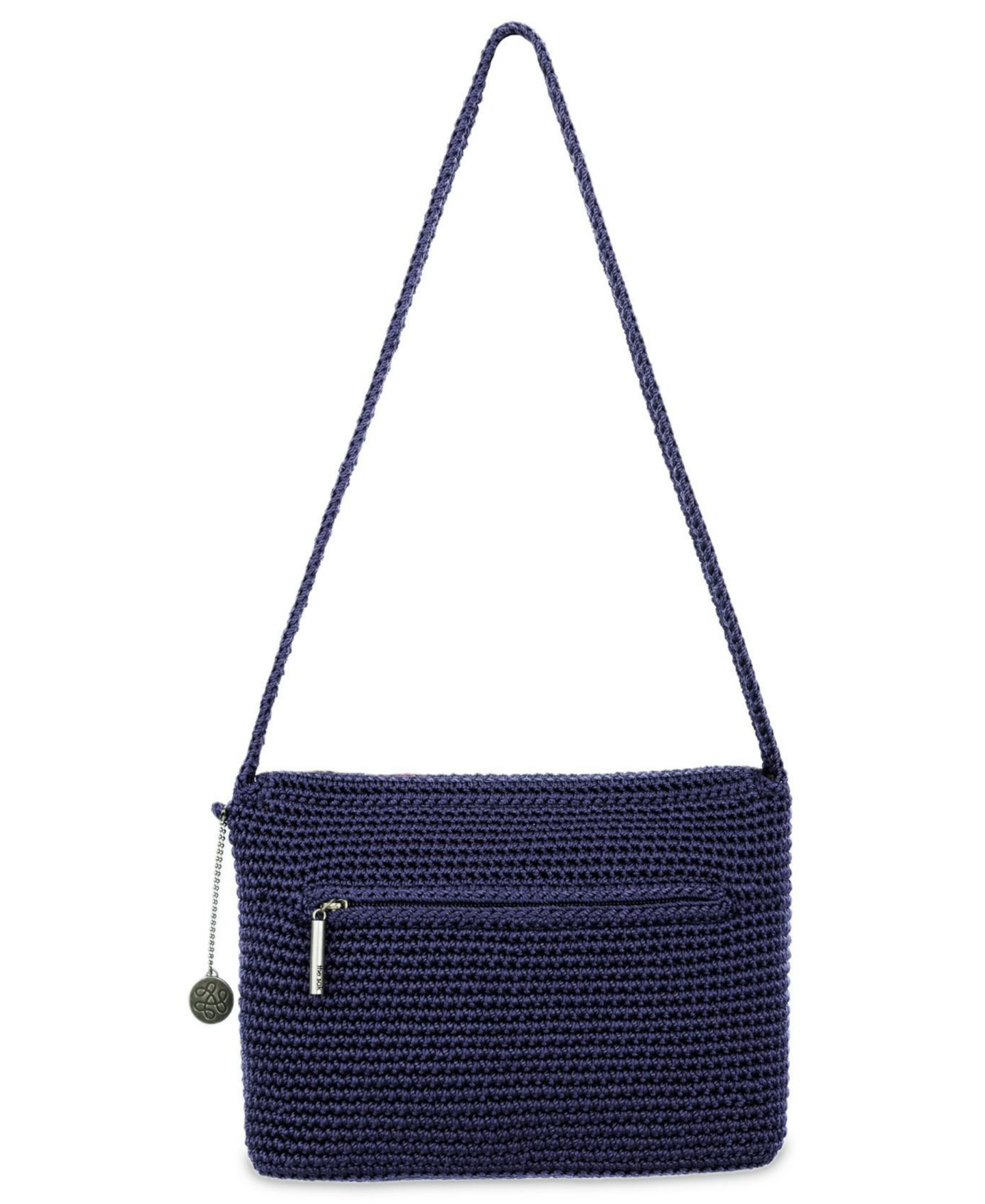 Женская сумка The Sak Marlow Hand-Crocheted Small Shoulder Handbag, цвет: Синий — фото 2