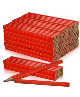 Heavy Duty Octagonal Carpenter Pencils Woodworking Concrete Marking 100 pieces