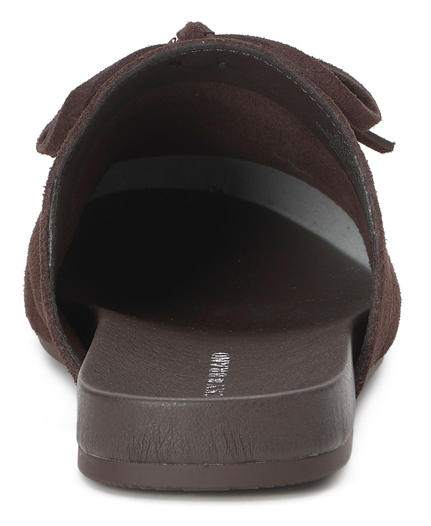 Женские сабо Lucky Brand Dafina Bow Mule, цвет: Шоколадный замшевый — фото 3