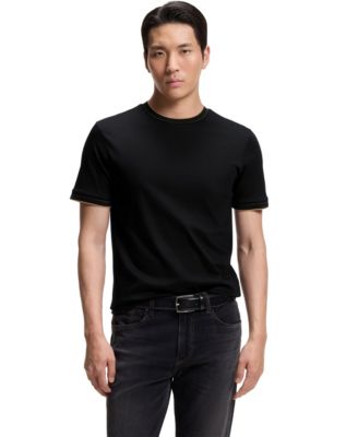 Men's Cotton Slim-Fit Crew Neck T-Shirt