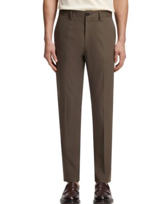 Men's Stretch Cotton-Silk Slim-Fit Pants