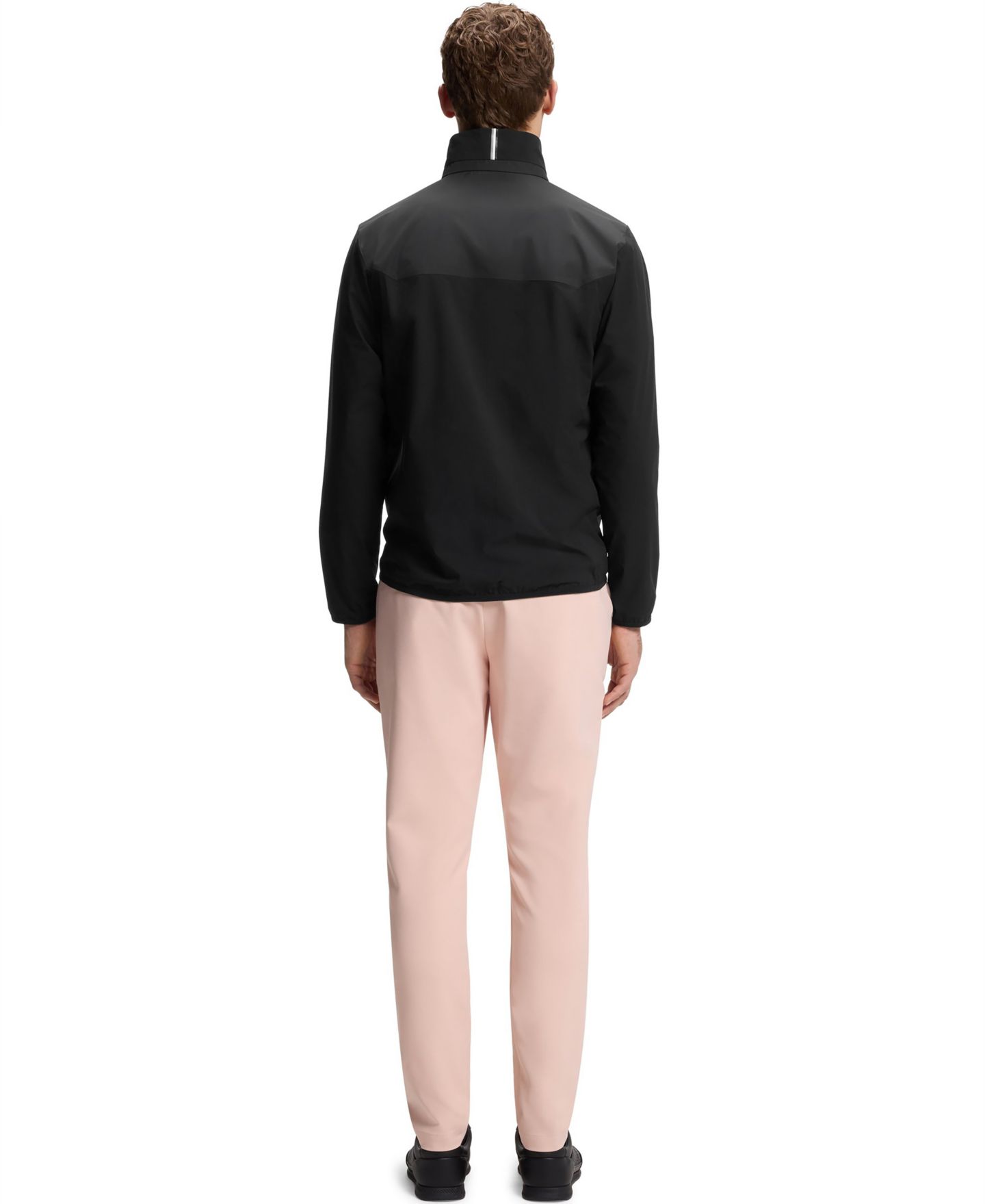 Мужская куртка Hugo Boss Water-Repellent Regular-Fit Stretch, цвет: Чёрный — фото 3