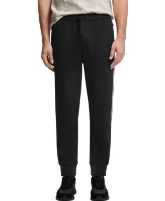 Men's Triangle-Jacquard Tracksuit Bottoms Pants
