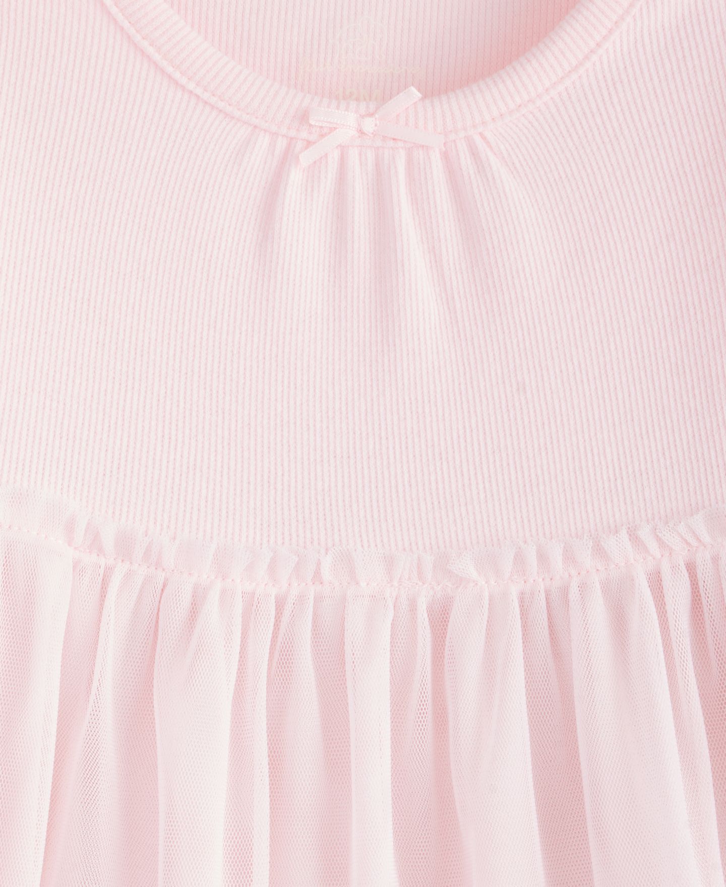 Платье First Impressions Long-Sleeve Tulle-Skirt Dress для девочек-малышей, цвет: Розовый — фото 3