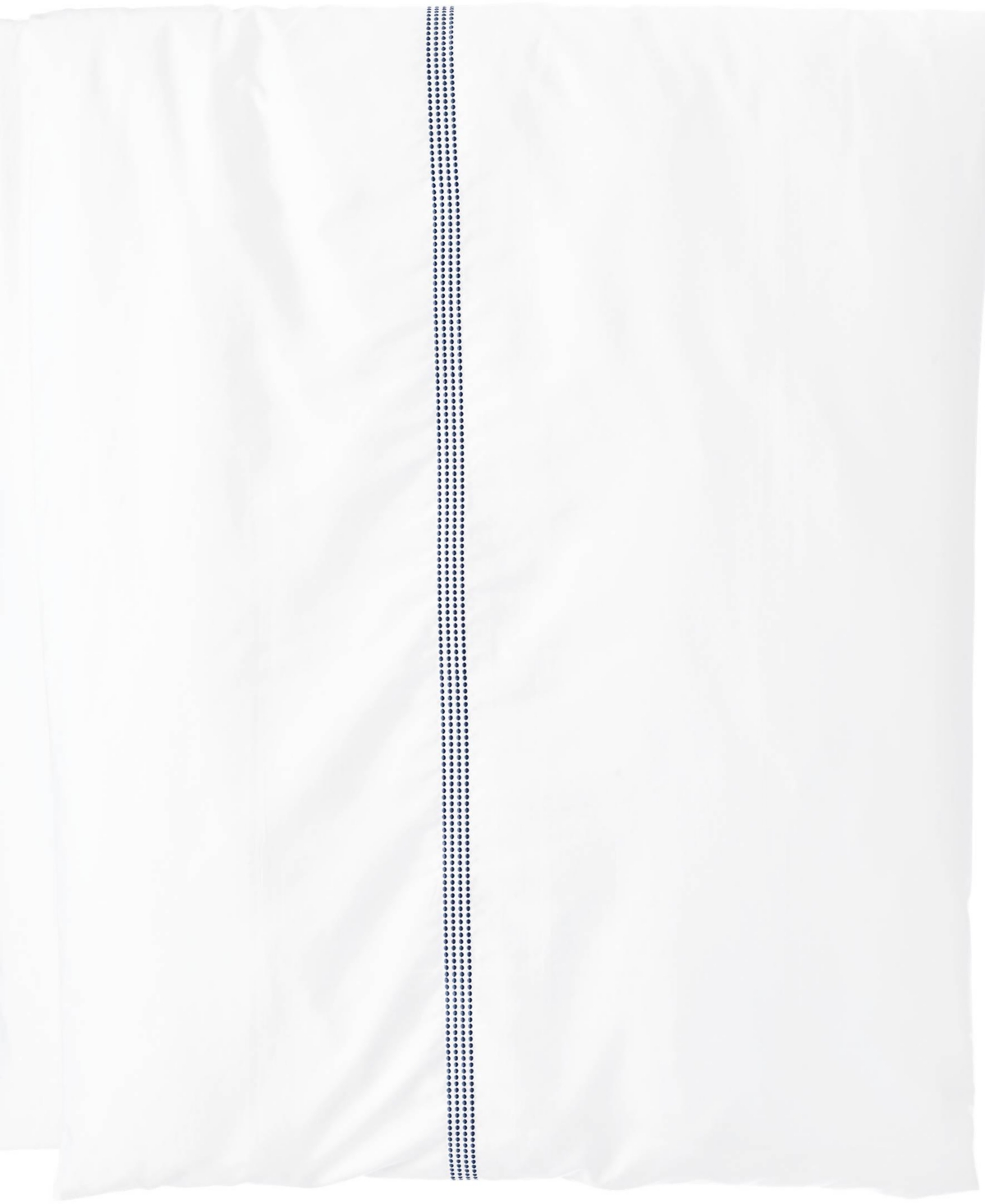 Lands' End 400 Thread Count Premium Supima Cotton No Iron Sateen Embroidered Duvet Bed Cover