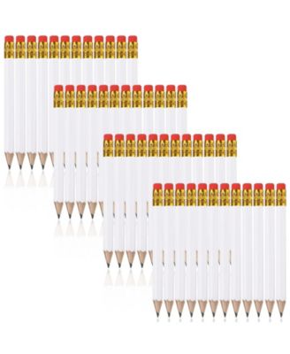 Golf Pencils Mini Half Eraser Hb Writing Drawing Pocket