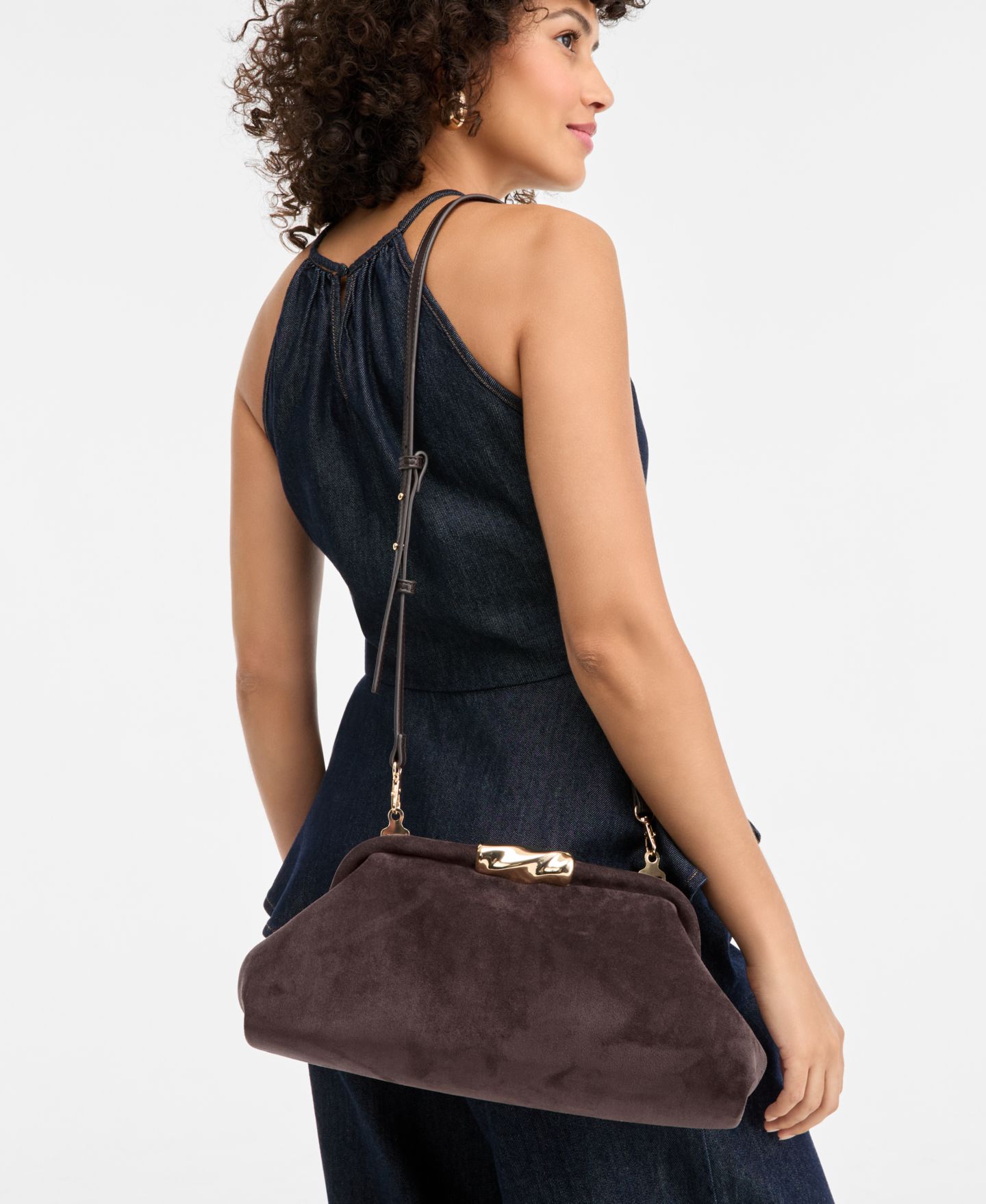 Женский клатч I.N.C. International Concepts Katoah Clutch, цвет: Шоколадный сливовый — фото 2