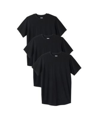 Big & Tall 3-Pack Cotton Crewneck Undershirt