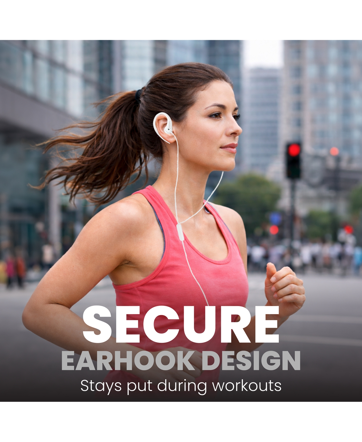Philips Usb-c Wired Earbuds with Microphone, Secure Fit Over-Ear Sport Earhook Wired Open Ear Headphones for Running and Gym