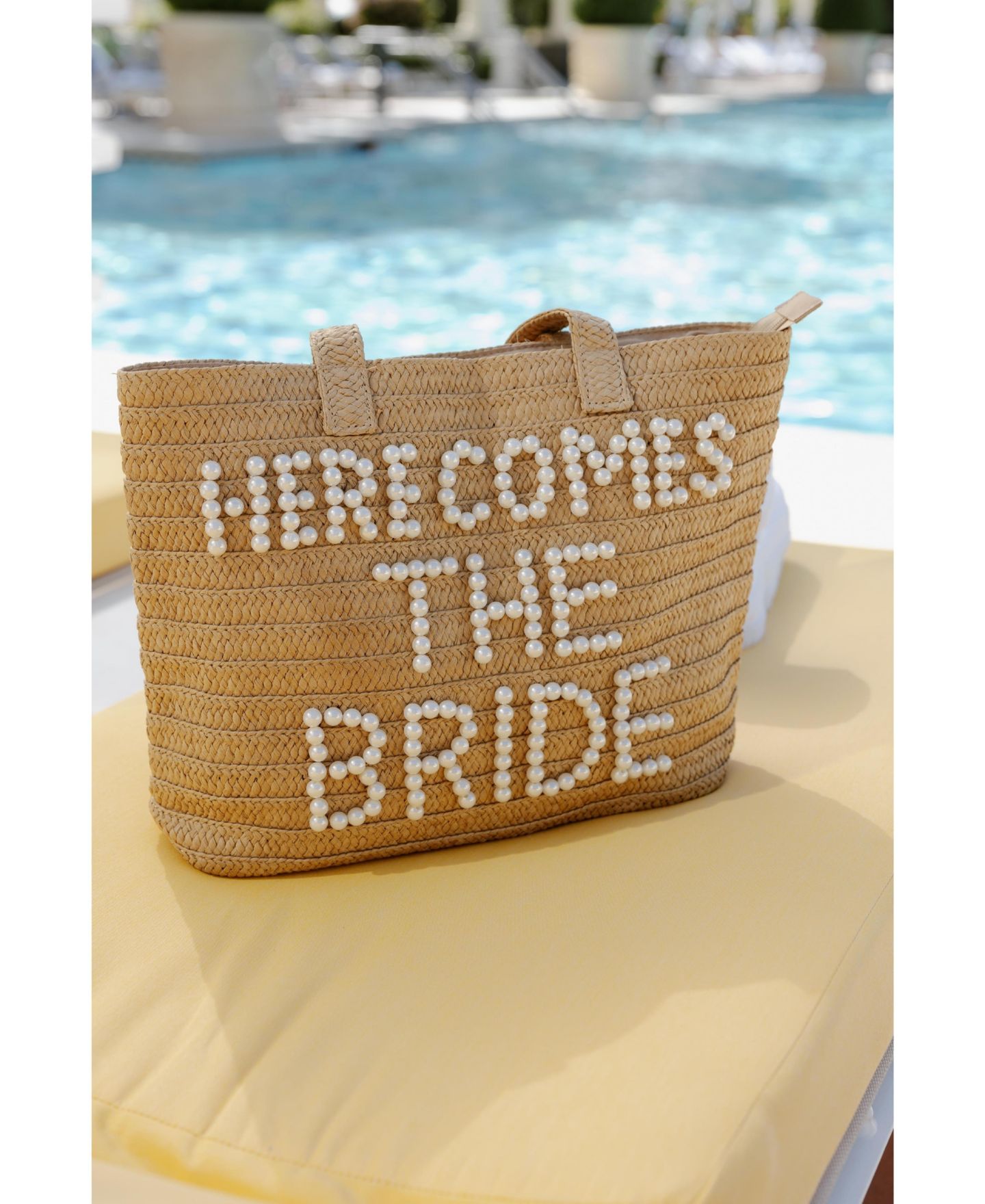 Женская сумка Untamed Petals Here Comes the Bride Pearl Tote, цвет: Бежевый — фото 1
