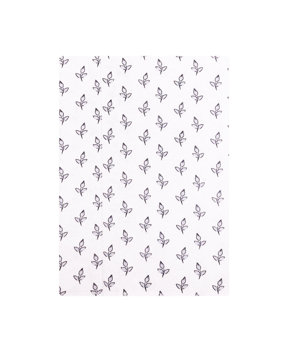 Hudson Baby Girl Cotton Poly Flannel Burp Cloths 4-Pack, One Size
