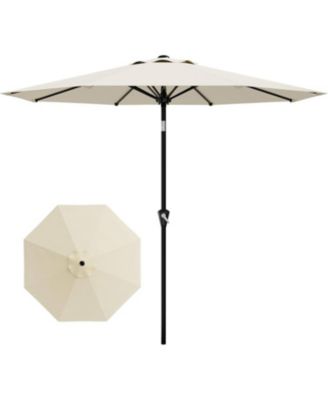 9Feet Patio Umbrella with Smooth Crank Lift UV Protection Waterproof for Pool, Deck, Yard, Garden (No Base)