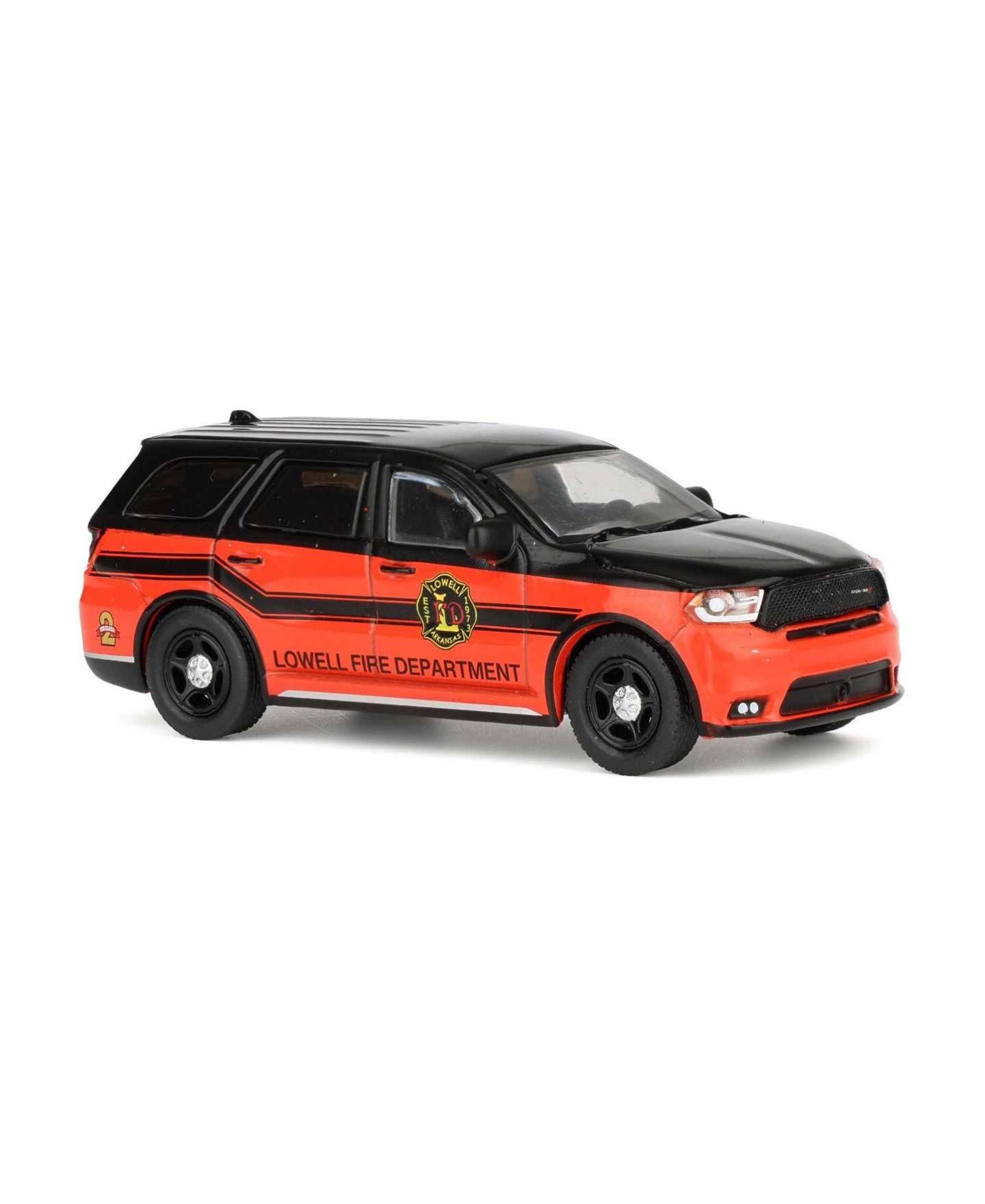 Детская игрушка Greenlight 1/64 2019 Dodge Durango, Arkansas, Lowell Fire Department, Fire and Rescue Series 5, цвет: Красный — фото 2
