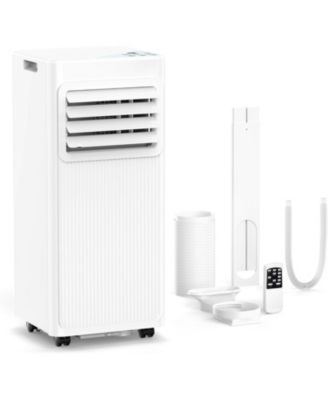 10000 BTU Portable Air Conditioner for Rooms up to 550 Sq Ft, 4-in-1 AC with Cool, Fan, Dehumidifier, Sleep, Remote and 24H Timer
