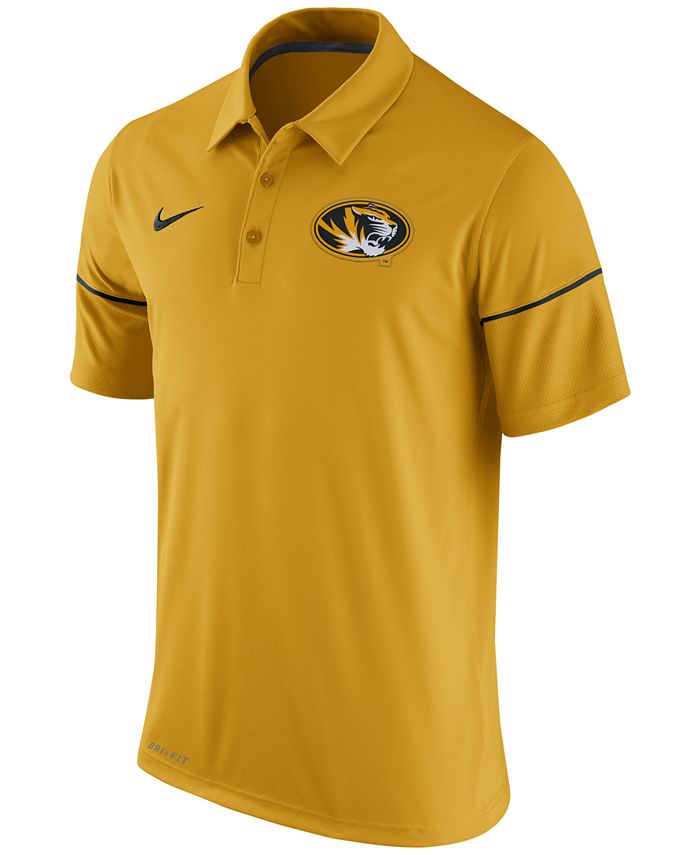 Nike Men's Missouri Tigers Team Issue Polo Shirt - Macy's
