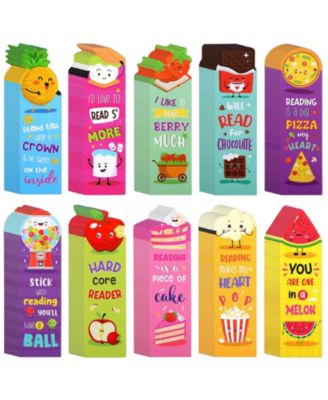 Scratch Sniff Scented Bookmarks Fruit Food Theme Gifts