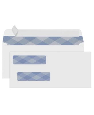 Self Seal Double Window Check Envelopes