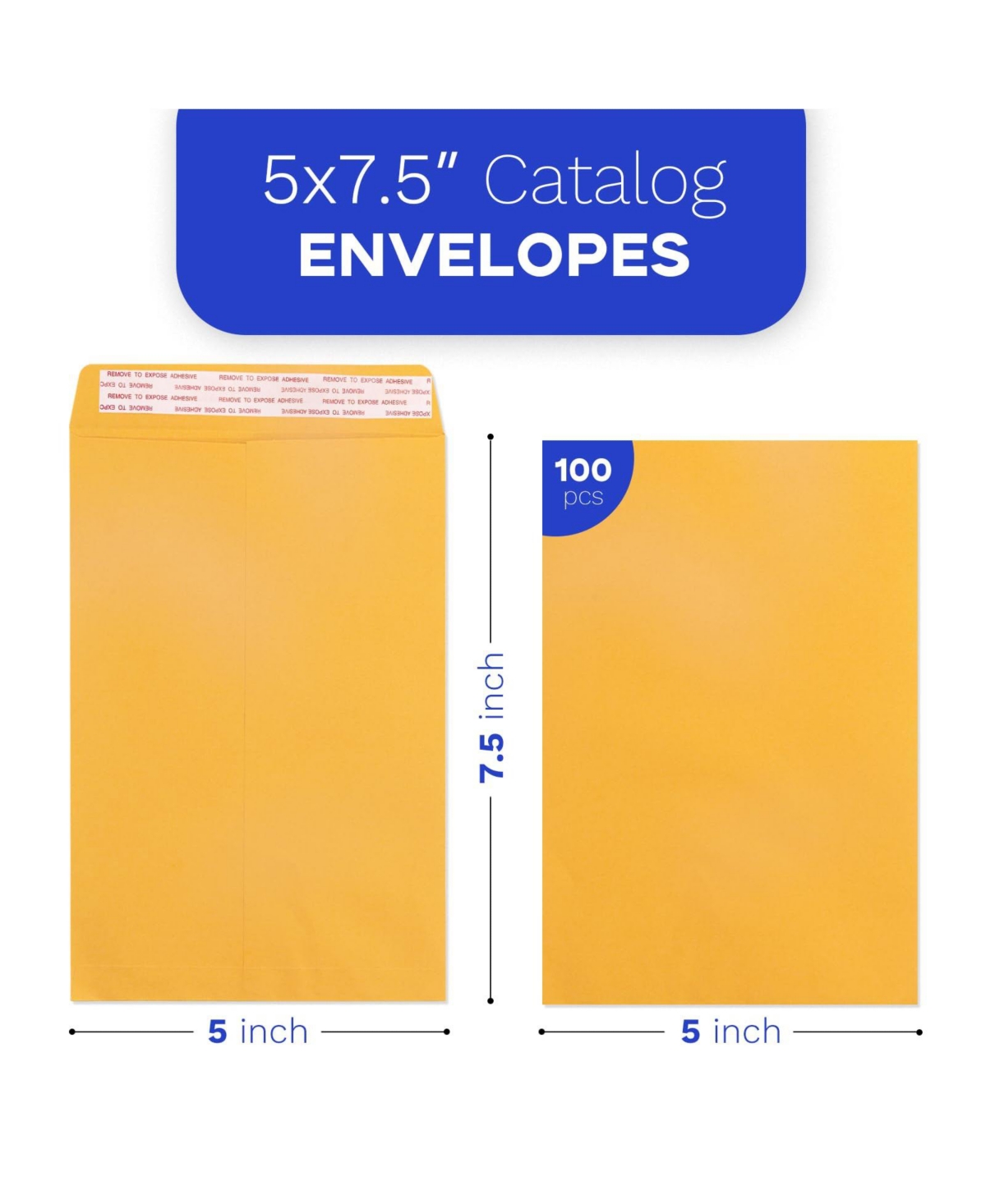 Gnuadz Geofun Manilla Envelopes Peel Seal Open End