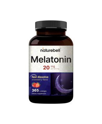 NatureBell Melatonin 20mg 365 Lozenges Sleep Support - 365 Servings