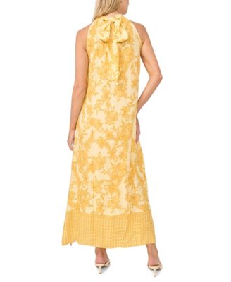 yellow dresses at macys Say Yes Juniors' Embellished Lace-Up Mesh Gown, Created for Macy's Women's Yellow Summer Dresses |