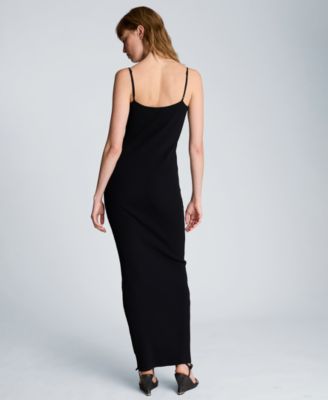 macy's sweater dress black Women's Black Maxi Sweater Dresses