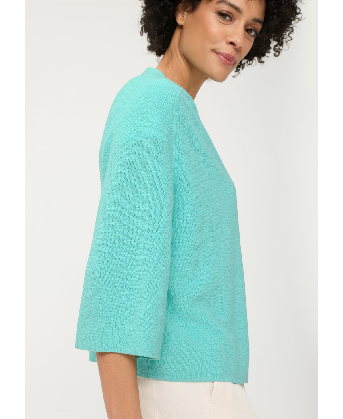Olsen Women's Openfront Cropped Cardigan