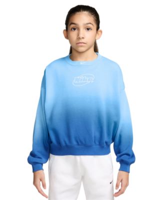 Sportswear Studio Girls' 7-16 Fleece Boxy Crewneck Sweatshirt