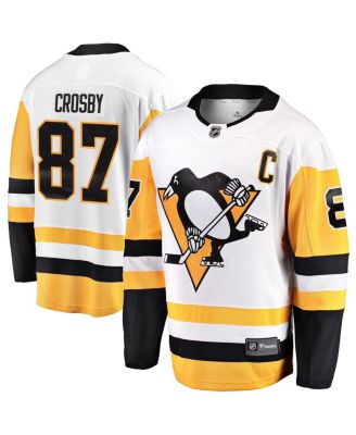 Men's Sidney Crosby White Pittsburgh Penguins Breakaway Jersey