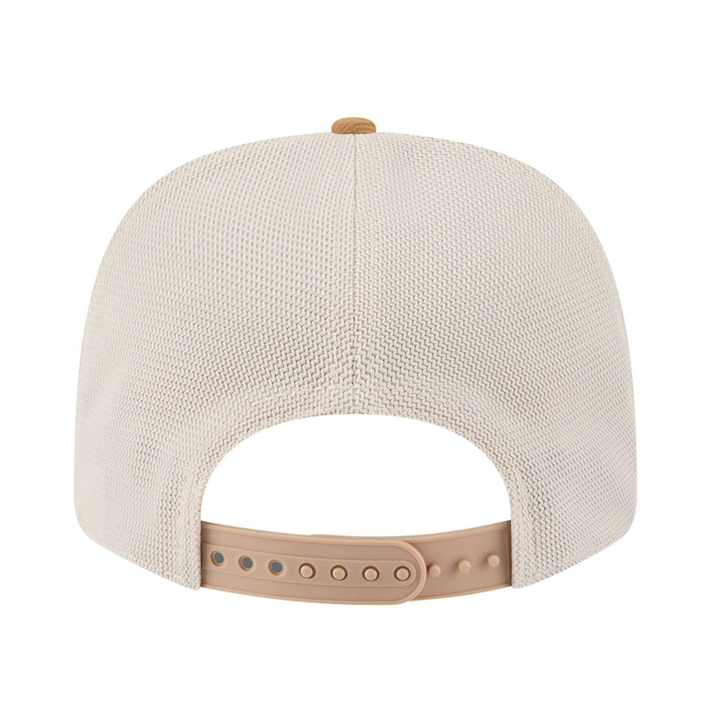 Мужская кепка New Era Tan/Light Brown Pittsburgh Penguins Two-Tone Trucker 9SEVENTY Stretch Snap Adjustable Hat — фото 2