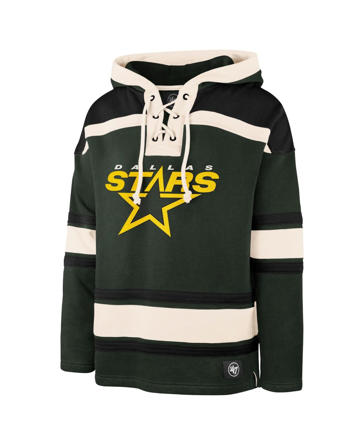 '47 Brand Men's Mike Modano Green Dallas Stars Retired Player Name & Number Lacer Pullover Hoodie