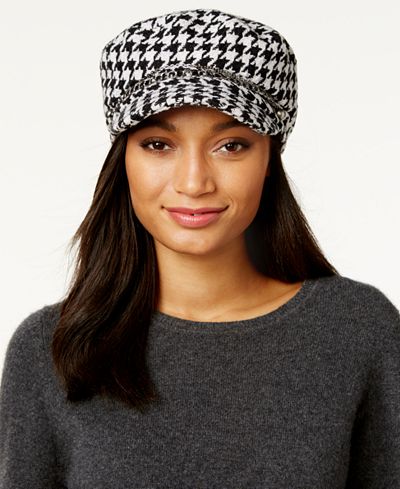 August Hats Shimmer and Shine Houndstooth Conductor Cap