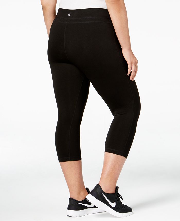ID Ideology Plus Size Capri Leggings, Created for Macy's & Reviews ...