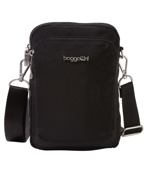 Женская сумка Baggallini Explorer Mini Crossbody Handbag, цвет: Чёрный