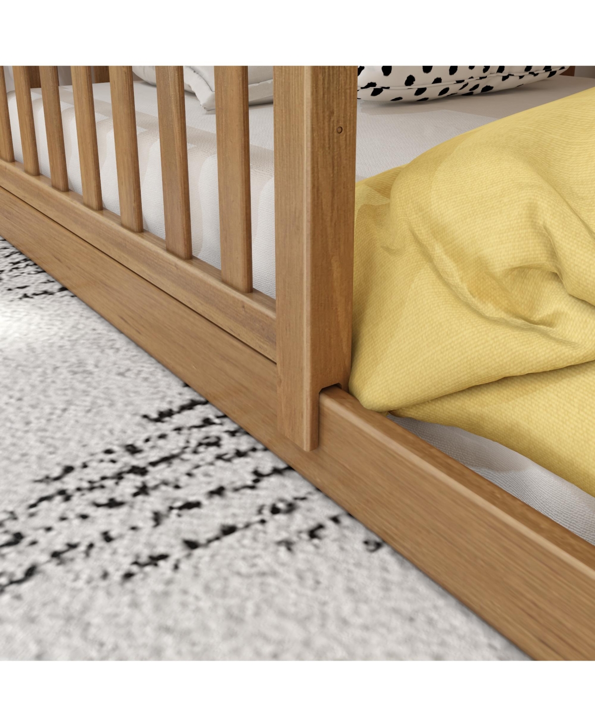 Max Lily Low Twin over Bunk with Stairs Single Guard Rail