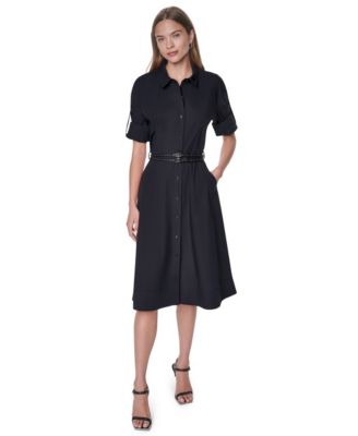mini sexy black dresses for women LONG SHIRT DRESS main image 0
