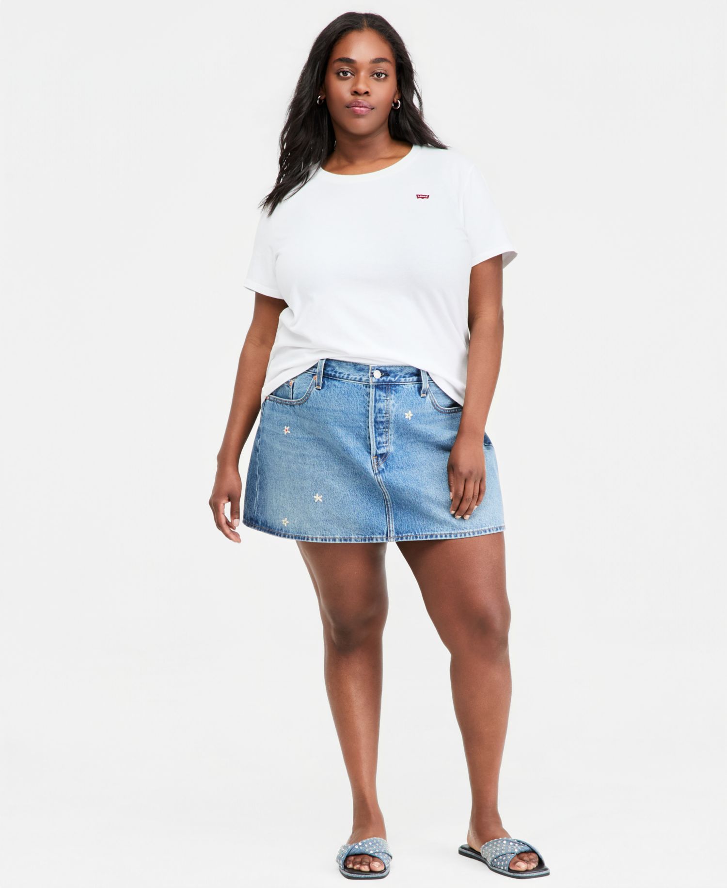 Plus The Perfect Crew Neck Cotton T-Shirt