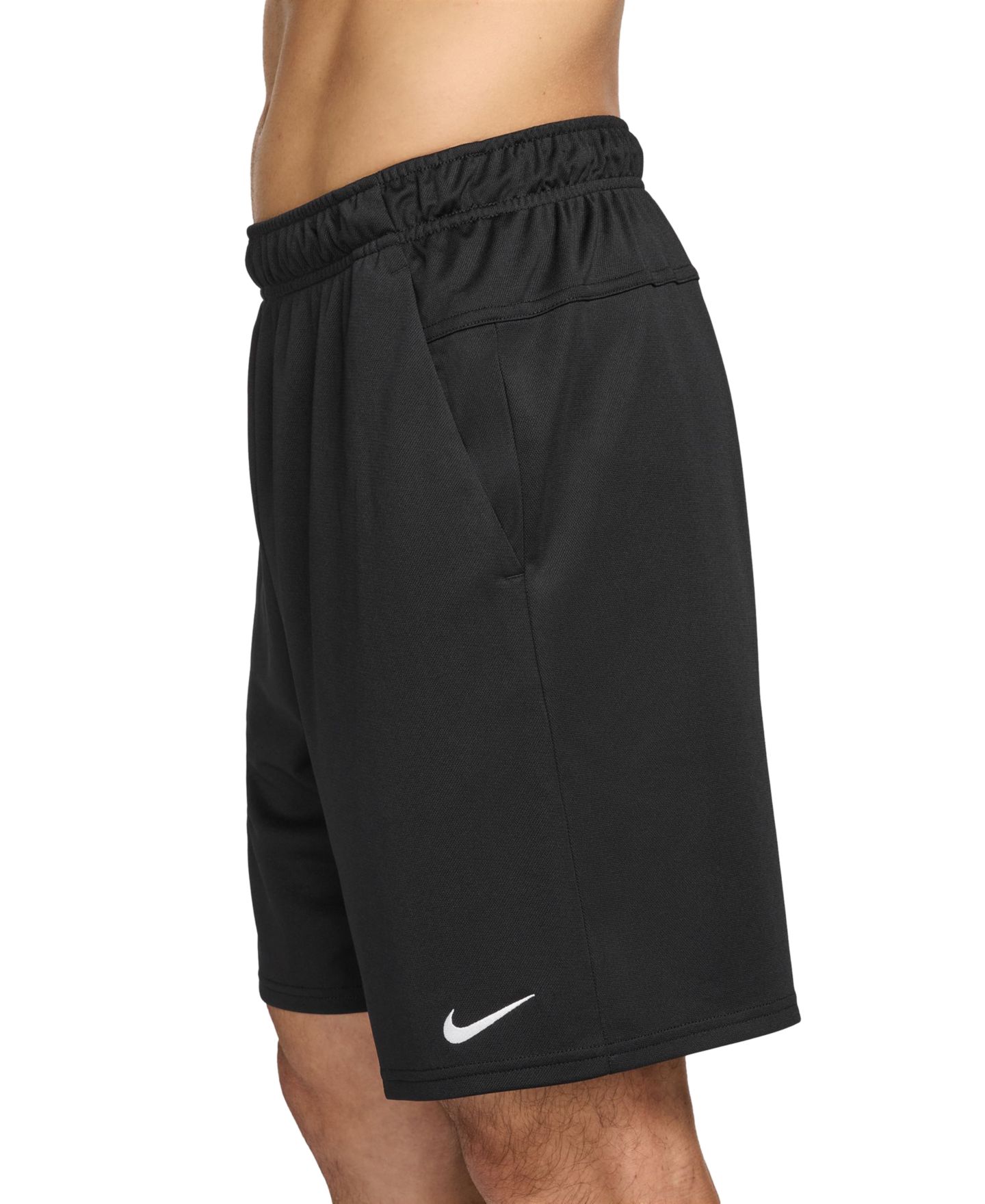Мужские шорты Nike 9" Drawcord Training, цвет: Чёрный / Белый — фото 3
