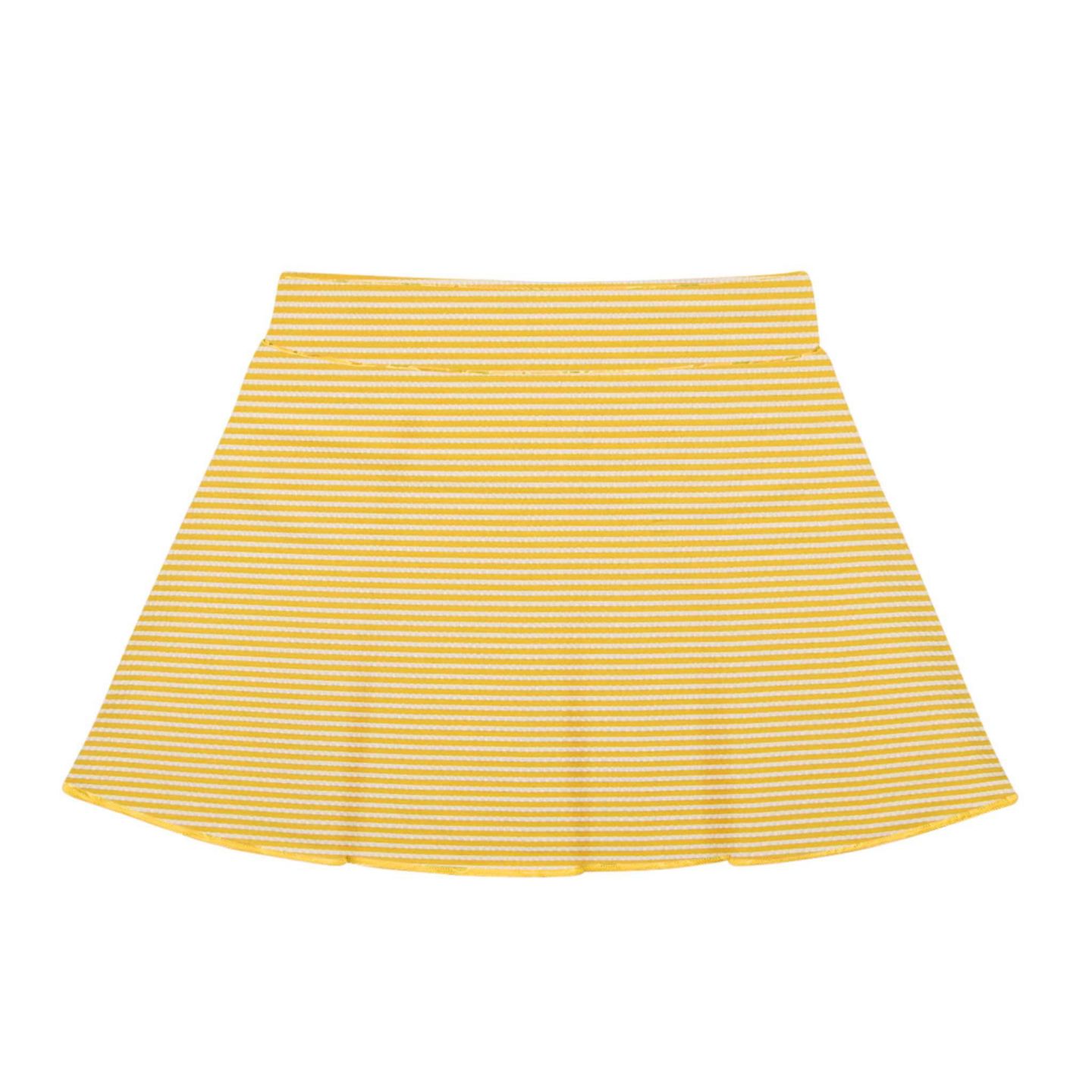 Юбка Snapper Rock Sunshine Stripe Swim Skirt для девочек, цвет: Жёлтый — фото 1