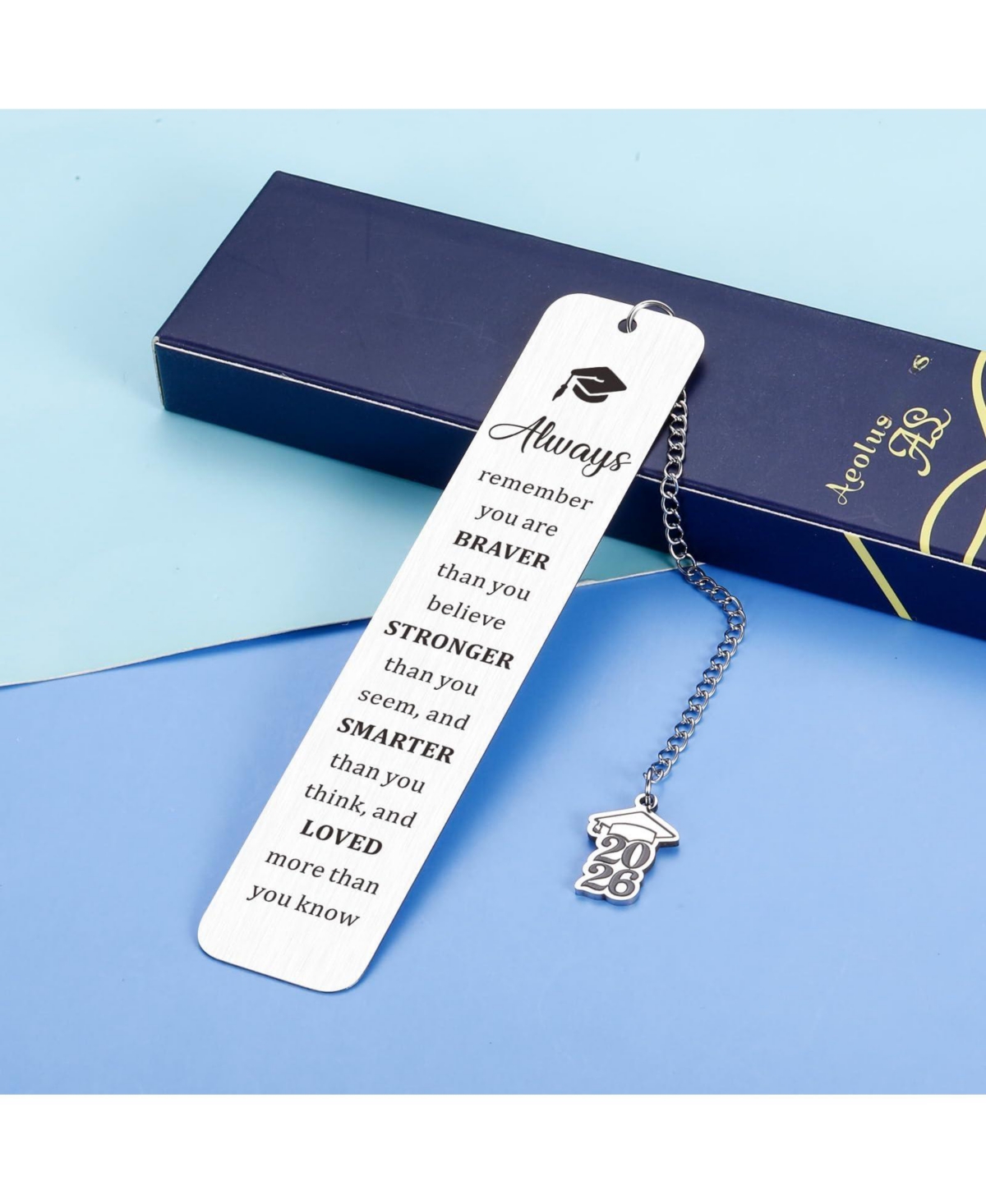 Gnuadz Graduation Bookmark 2026 Inspirational Gift Student Phd