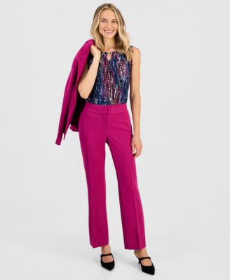 hot pink dress pants womens Women's & Trousers fuchsia hot pink pants outfit ideas