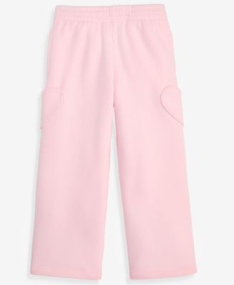 Toddler Girls' 12M-5T Heart-Pocket Fleece Pants