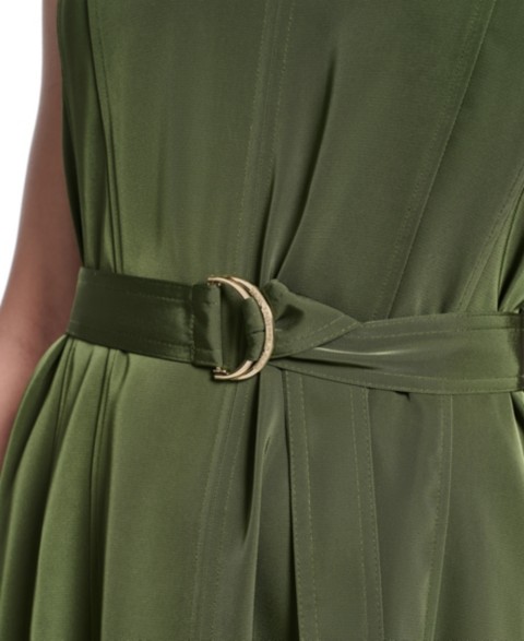 Женские платья KARL LAGERFELD PARIS Women's Twill Midi Dress