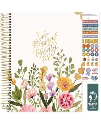 2026 Hardcover Planner Weekly Monthly Stickers Tabs